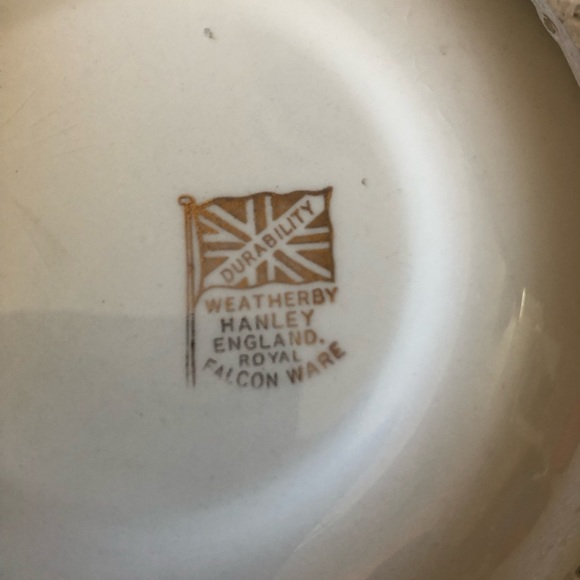 VTG Weatherby Hanley Royal Falcon Ware Governor’s Palace Small Dish - Picture 5 of 7